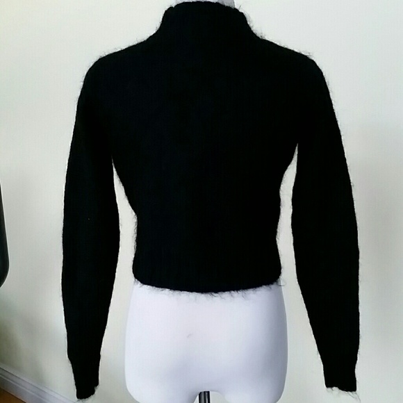 Marks & Spencers black mohair/Acrylic  sweater. - Picture 5 of 8
